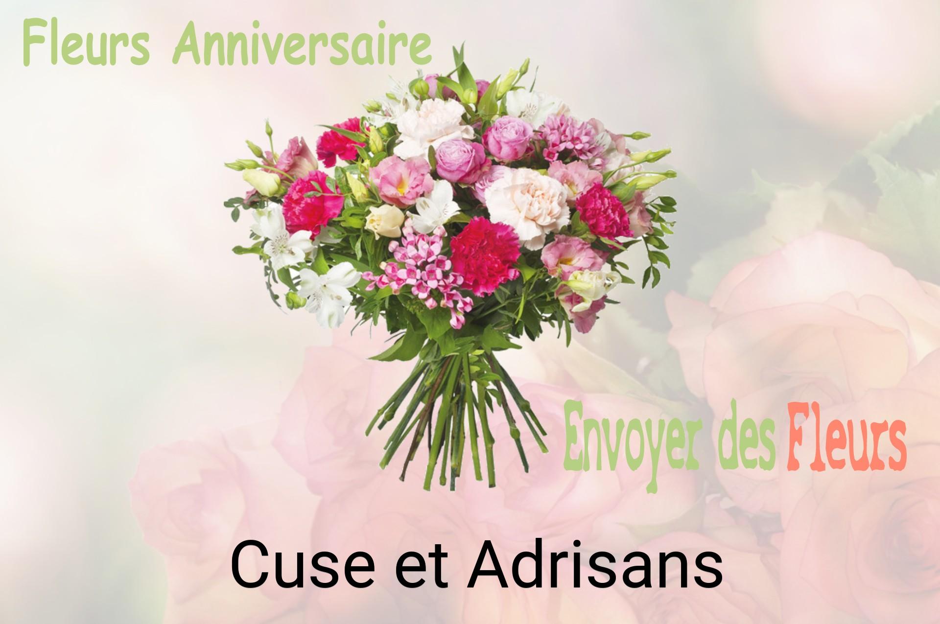 Bouquet de fleurs d’anniversaire livré à Cuse-et-Adrisans