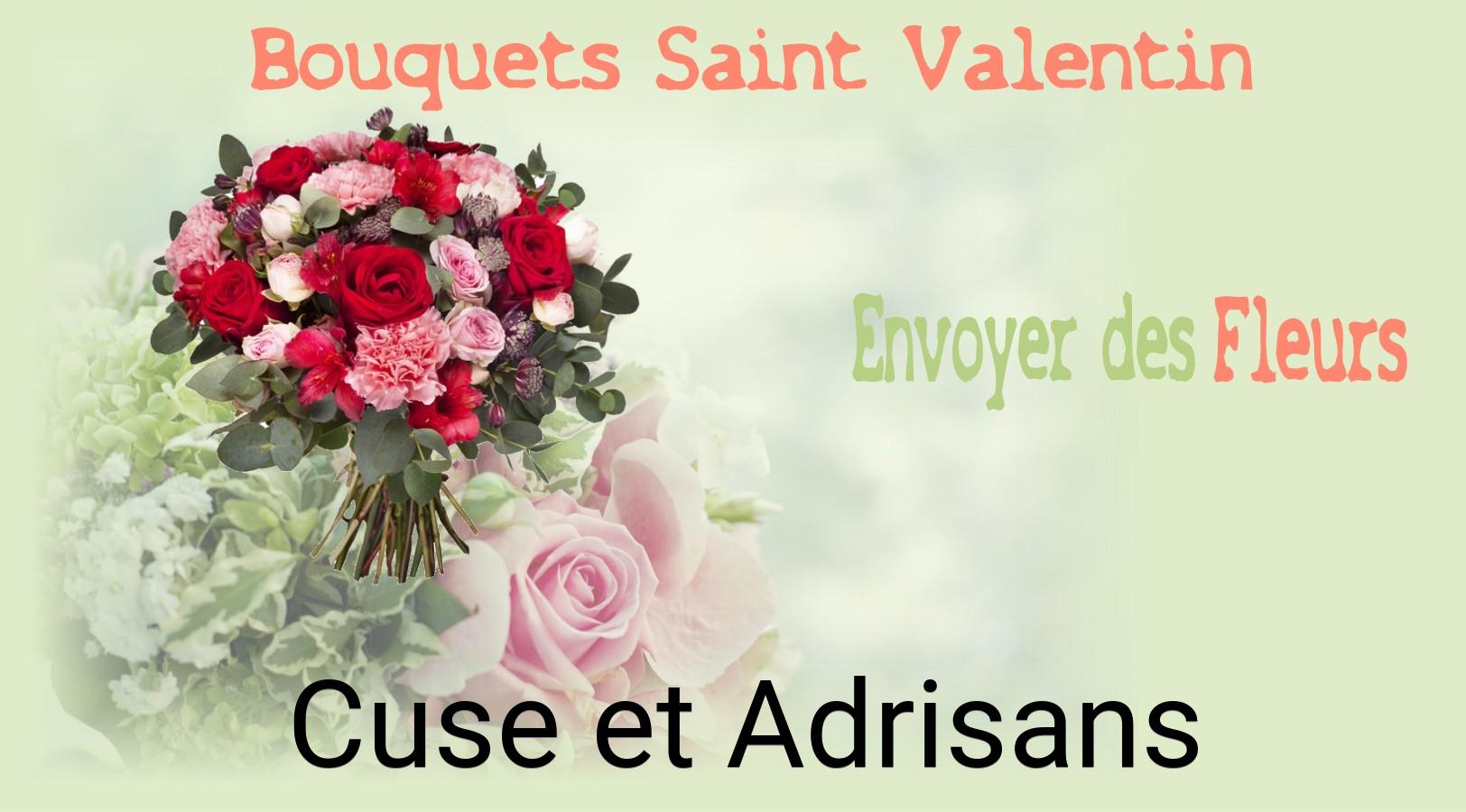 Roses de Saint-Valentin livrées à Cuse-et-Adrisans